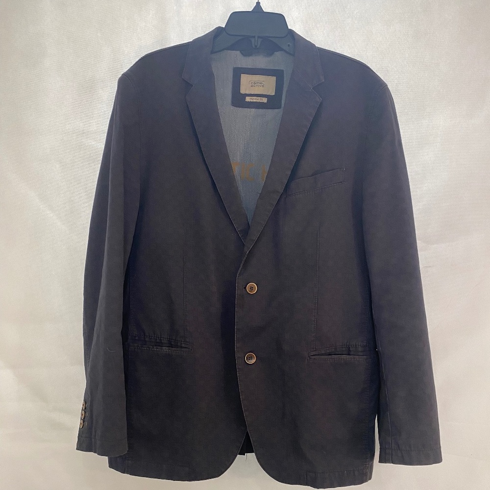 Camel Active, Men's Blazer w inside zip up pockets, lined sleeves